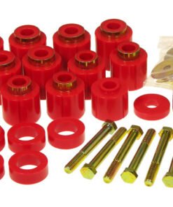 Prothane 87-96 Jeep YJ 1in Lift Body Mount Kit - Red