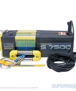 Superwinch 7500 LBS 12 VDC 5/16in x 54ft Synthetic Rope S7500 Winch