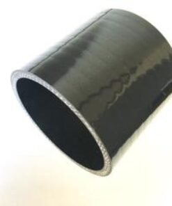 Ticon Industries 4-Ply Black 3.0in Straight Silicone Coupler