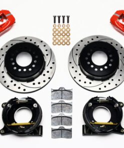 Wilwood Forged Dynalite P/S Park Brake Kit Drilled Red Chevy C-10 2.42 Offset 5-lug