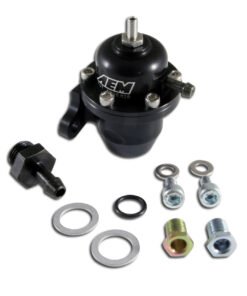 AEM 98-99 Acura CL / 00-05 S2000 / 98-02 Accord / 96-00 Civic Black Adjustable Fuel Pressure Regulat
