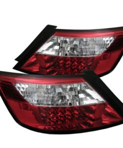 Spyder Honda Civic 06-08 2Dr LED Tail Lights Red Clear ALT-YD-HC06-2D-LED-RC