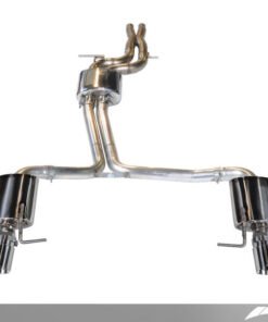 AWE Tuning Audi C7 A7 3.0T Touring Edition Exhaust - Dual Outlet Chrome Silver Tips