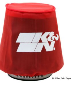 K&N Kawasaki / Yamaha / Sea Doo / Polaris Red Round Tapered Drycharger Filter Wrap 3in x4.5inx4in