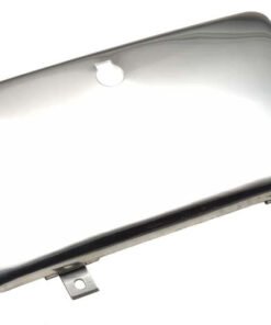 Kentrol 72-86 Jeep CJ Glove Box Door - Polished Silver