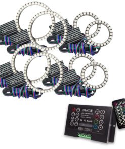 Oracle Vector Jeep Wrangler JK Grille Halo Kit - ColorSHIFT 2