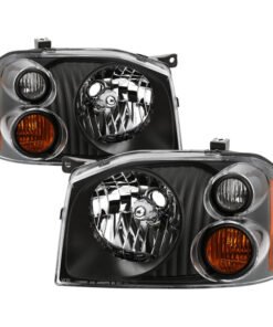 xTune 01-04 Nissan Frontier OEM Headlights - Black (HD-JH-NF01-AM-BK)