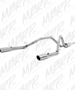 MBRP 14 Chevy/GMC 1500 Silverado/Sierra 4.3L V6/5.3L V8 Dual Split Rear T409 3in Cat Back Exhaust