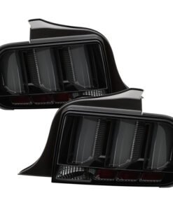 Spyder 05-09 Ford Mustang (White Light Bar) LED Tail Lights - Smoke ALT-YD-FM05V3-LED-SM