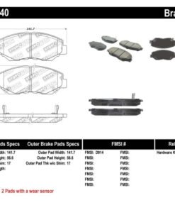 StopTech Performance 03-10 Honda Accord / 02-06 CR-V / 03-08 Pilot Front Brake Pads