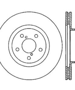 StopTech Power Slot 06-08 Subaru Legacy / 13 Scion FR-S / 13 Subaru BRZ Front Right Slotted Rotor