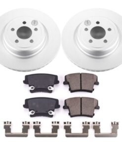 Power Stop 06-14 Dodge Charger Rear Z17 Evolution Geomet Coated Brake Kit