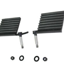Fishbone Offroad 2018+ Jeep Wrangler JL / 2020+ Gladiator JT Foot Peg Set - Black
