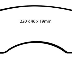EBC 04 Dodge Ram SRT-10 8.3 Greenstuff Front Brake Pads