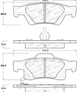 StopTech Performance 11-17 Dodge Durango Rear Brake Pads