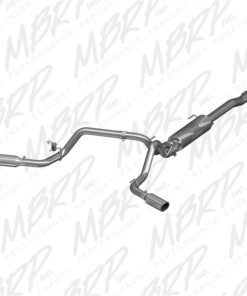 MBRP 2016 Toyota Tacoma 3.5L EC/CC Cat Back Dual Split Exit Alum Exhaust