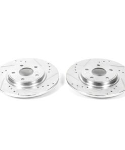 Power Stop 12-16 Chrysler Town & Country Rear Evolution Drilled & Slotted Rotors - Pair