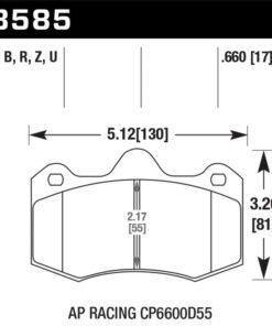 Hawk 12-14 McLaren MP4-12C HPS 5.0 Front Brake Pads