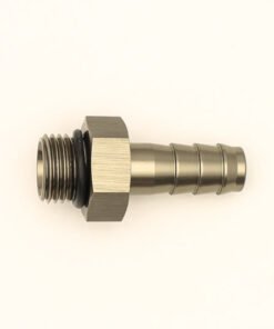 DeatschWerks 6AN ORB Male To 3/8in. Male Triple Barb Fitting (Incl. O-Ring)