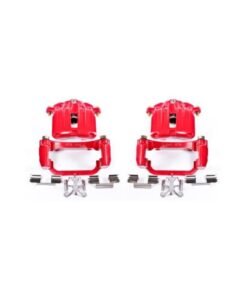 Power Stop 04-05 Cadillac DeVille Rear Red Calipers w/Brackets - Pair