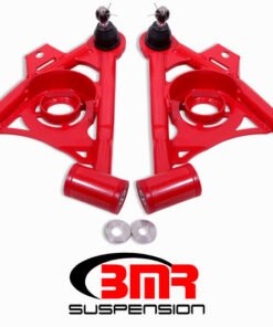 BMR 79-93 Fox Mustang Non-Adj Lower A-Arms Standard Ball Joint Spring Pocket - Red