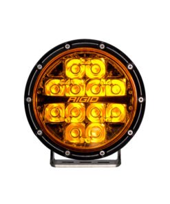 Rigid Industries 360-Series 6in SAE Fog w/ Amber PRO Lens - White (Pair)