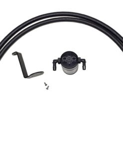 J&L 05-12 Nissan Pathfinder 4.0L Passenger Side Oil Separator 3.0 - Black Anodized
