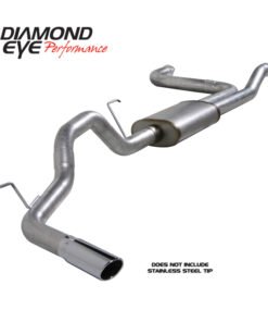 Diamond Eye KIT 3-1/2in CB SGL GAS AL NISSAN TITAN 5.6L 07-10