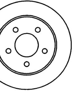 StopTech Power Slot 94-02 Mustang (Excl Cobra)/03-04 Mustang Base/GT Rear Left Cryo Slotted Rotor