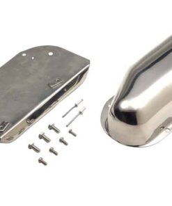 Kentrol 30459 Polished Stainless Steel Wiper Motor Cover for 1976-1986 Jeep CJ