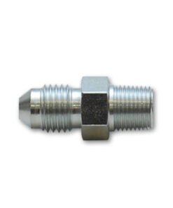 Vibrant -4AN to 1/8in NPT Straight Adapter Fitting - Steel
