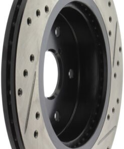 StopTech 16-17 Subaru WRX (w/Eyesight Technology) Sport Slotted & Drilled Rear Right Rotor