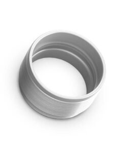 fifteen52 Super Touring Threaded Snout Anodized Silver w/ Satin Clear Cover Plate