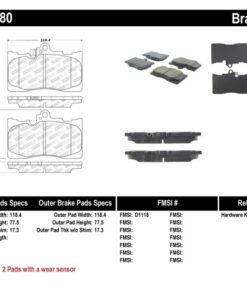 StopTech Performance 06 Lexus GS300/430 / 07-08 GS350 / 06-08 IS350 Front Brake Pads