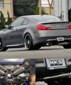 HKS 08 Infiniti G37 Coupe Dual Hi-Power Titanium Tip Catback Exhaust