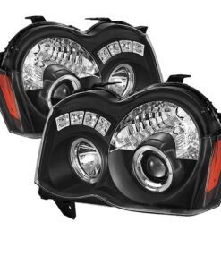 Spyder Jeep Grand Cherokee 08-10 Projector Headlights LED Halo LED Blk Low 9006 PRO-YD-JGC08-HL-BK