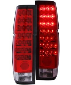 Anzo 311034 Red/Clear Lens LED Tail Lights for 1986-1997 Nissan Hardbody