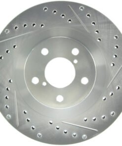 StopTech Select Sport 03-08 Subaru Forester Sport Slotted and Drilled Left Front Rotor