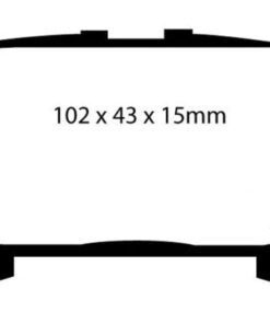 EBC 04-07 Lexus RX330 3.3 Yellowstuff Rear Brake Pads
