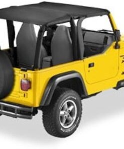 Bestop 52530-15 Black Safari Style Bikini Top for 1997-2002 Jeep Wrangler TJ