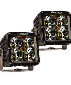 Rigid Industries 32205 Radiance Pod XL 4 50W LED Lights with Amber Backlight - Pair