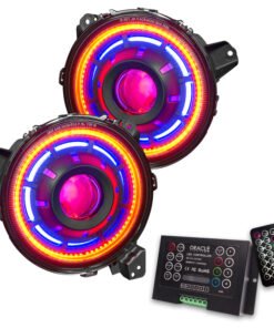 Oracle Oculus Bi-LED Projector Headlights for Jeep JL/Gladiator JT - ColorSHIFT 2