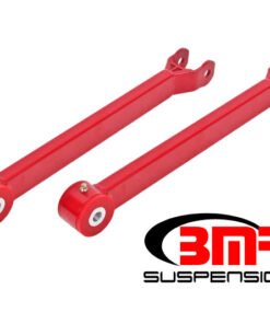 BMR 08-17 Challenger Non-Adj. Lower Trailing Arms (Polyurethane) - Red