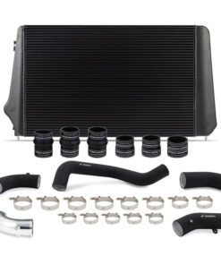 Mishimoto 17-19 GM L5P Duramax Intercooler Kit - Black w/ WBK Pipes
