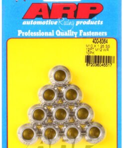 ARP M10 x 1.25 SS 12pt Nut Kit (10/pkg)