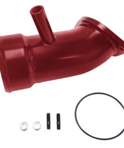 Wehrli 17-19 Chevrolet 6.6L L5P Duramax 3.5in Intake Horn w/PCV Port - WCFab Red