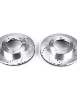 Power Stop 98-07 Lexus LX470 Front Evolution Drilled & Slotted Rotors - Pair