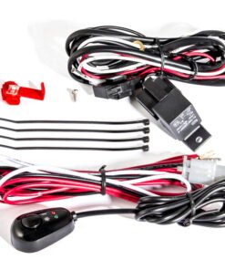 ANZO 12V Wiring Kit Universal 12V Auxiliary Wiring Kit w/ Illuminated Switch