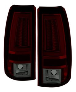 Spyder Chevy Silverado 1500/2500 03-06 Version 2 LED Tail Lights - Red Smoke ALT-YD-CS03V2-LED-RS