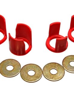 Energy Suspension 89-94 Nissan 240SX (S13) Red Rear Subframe Insert Set - a supplement to the subfra